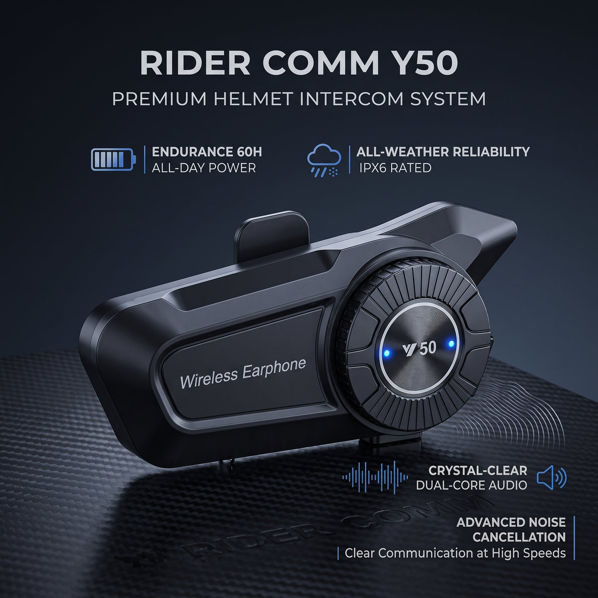 Auriculares inalámbricos para casco de moto